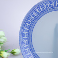 Tempered Glass Oval Platter Serving Tray and Glass Decorative Plate.